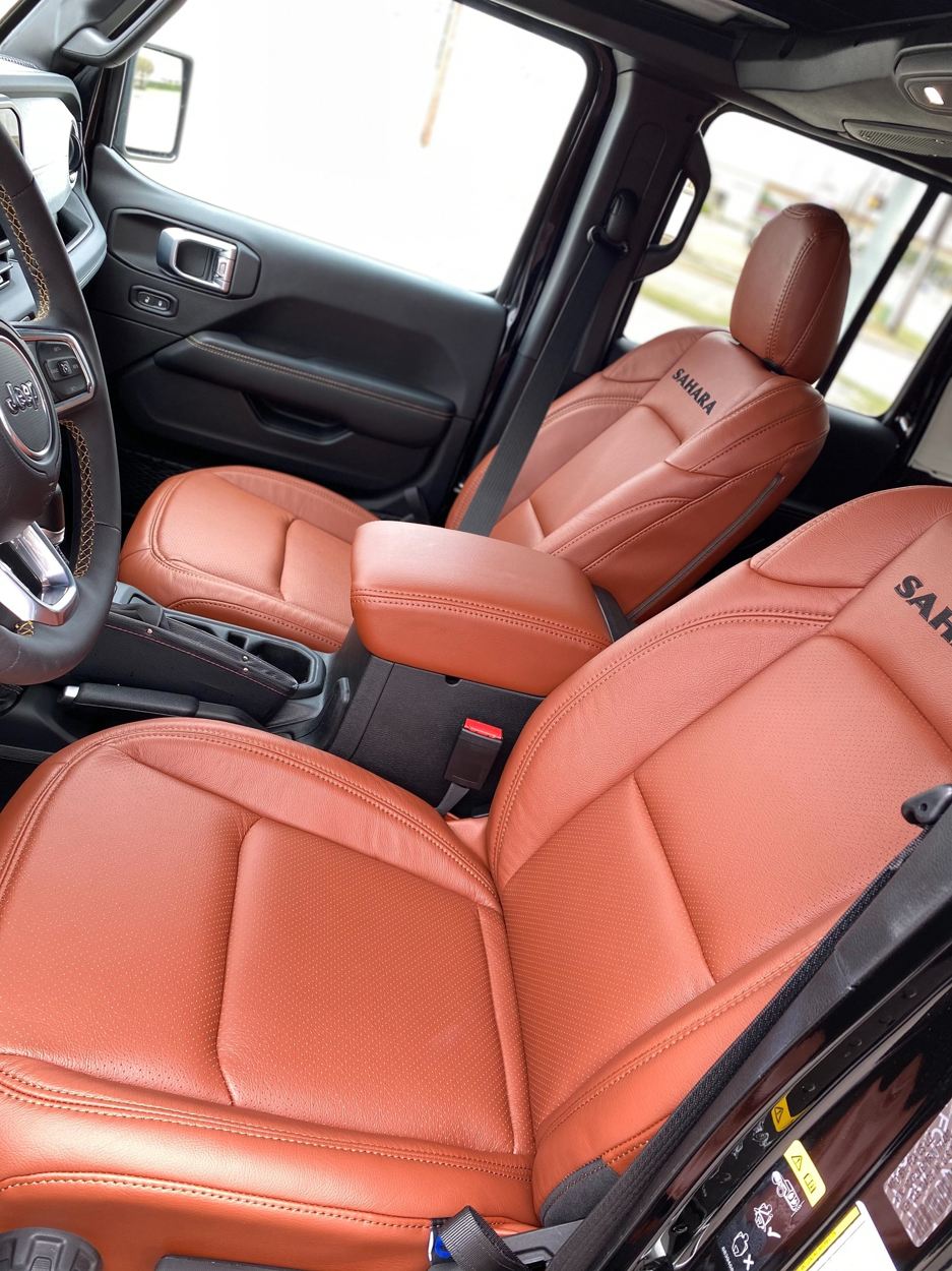 Trinity Leather customer automotive leather interior photograph