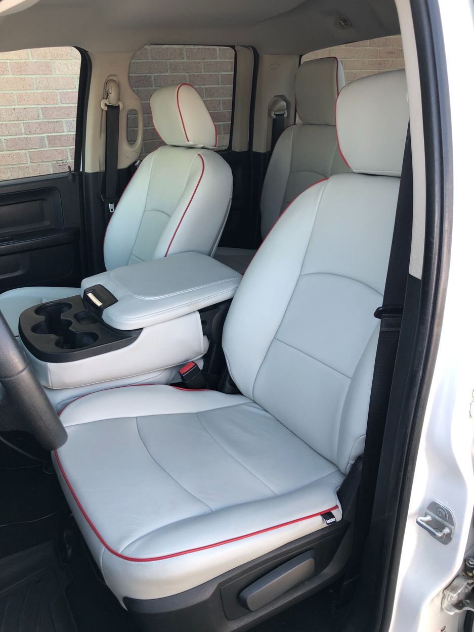 Trinity Leather customer automotive leather interior photograph